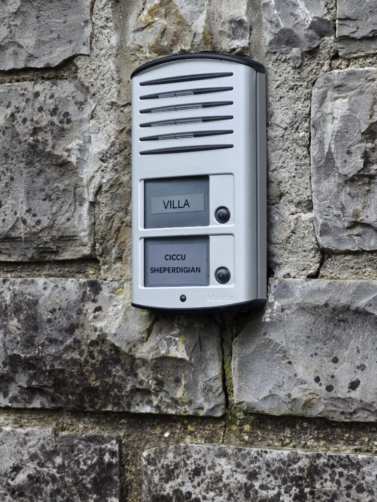 Front gate bell labels