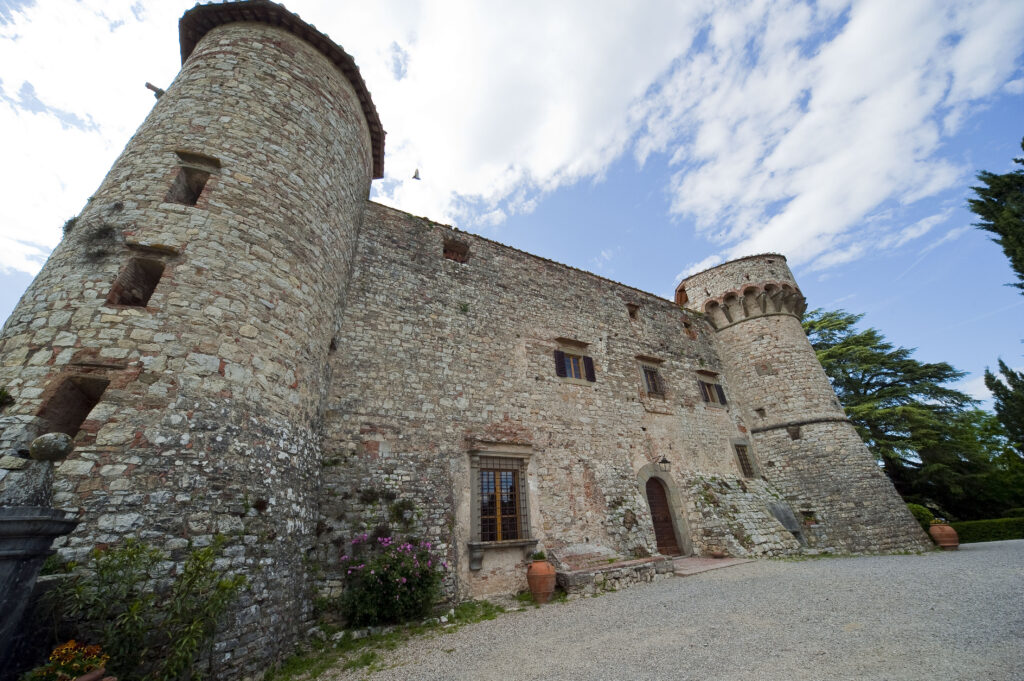 Courtyard of Castle Meleto