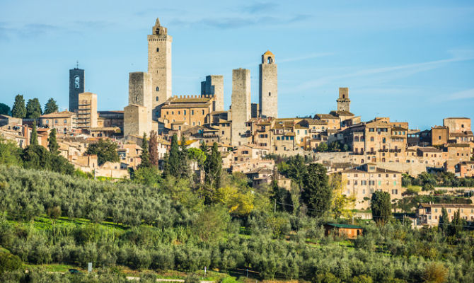 View of San Gimignano