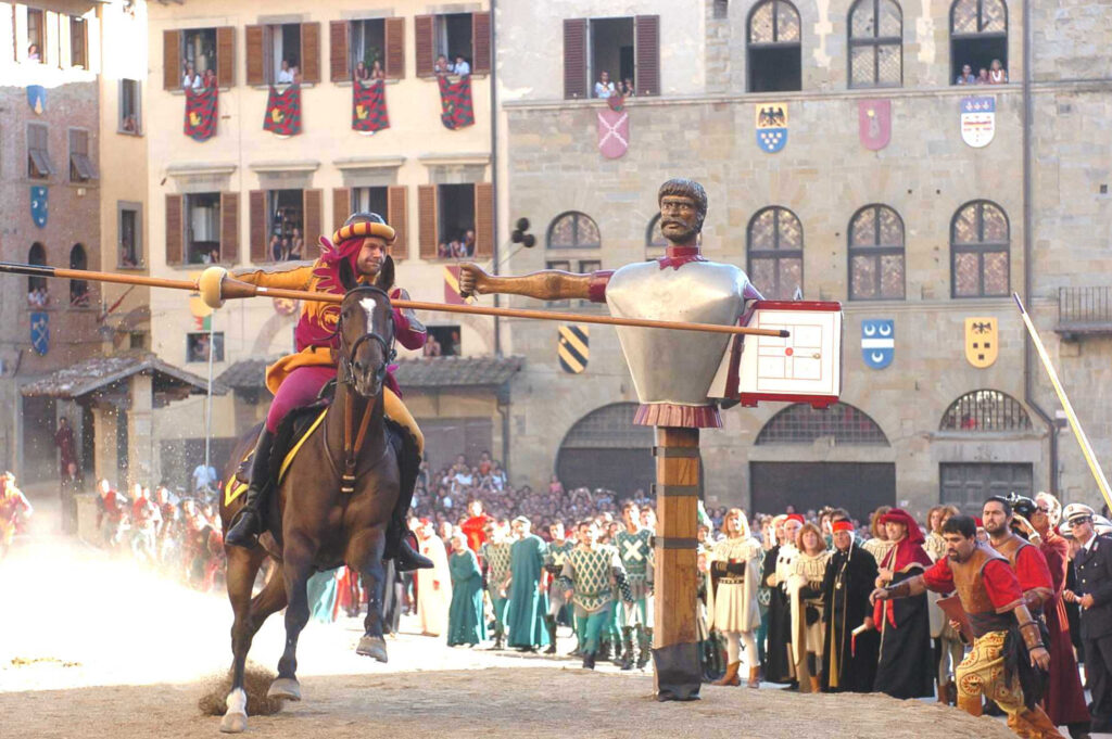 Picture of the Joust of Saracen